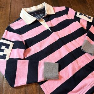 Eden Park Rollins Rugby Polo Shirt Kids size Small Preppy Embroidered England